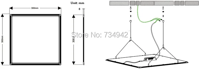 Dimensional-drawing-LED-Panel-light-300x300