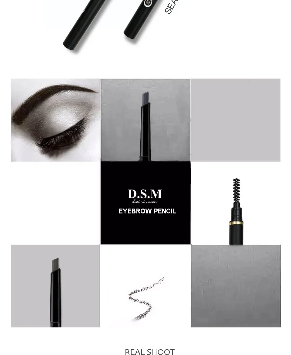 D.S.M профессиональный карандаш для бровей натуральный стойкий не размазывающийся макияж бровей Косметика для красоты карандаш для бровей