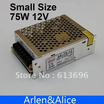 

75W 12V Small Volume Single Output Switching power supply for LED Strip light