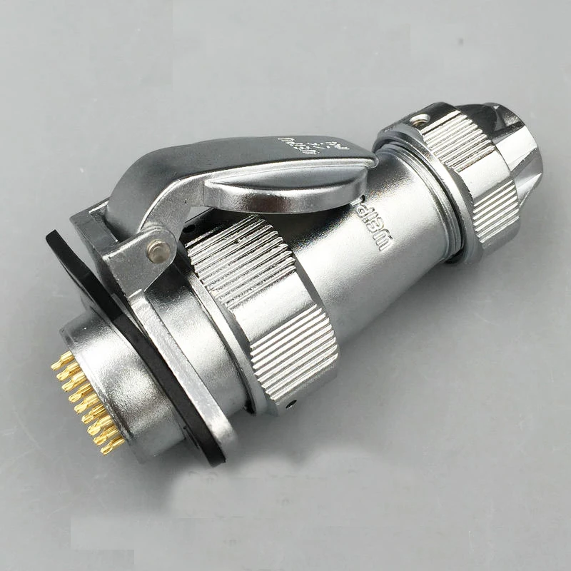 Оригинальные Weipu WY24 разъем TE + ZG 2 3 4 9 10 12 19 Pin штекер зажимного кабеля женский
