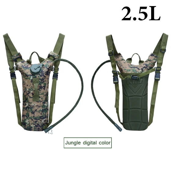 2.5L Jungle Digital West biking велосипедная фляга для воды на открытом воздухе кемпинг туризм водный Пузырь велосипедная сумка большая емкость гидратационный рюкзак велосипедная сумка для воды - Цвет: 2.5L Jungle Digital