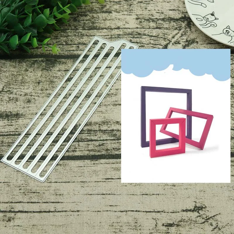 

Happy frame Metal cutting dies frame craft cutting die embossing stencil for handmade Paper card making scrapbooking