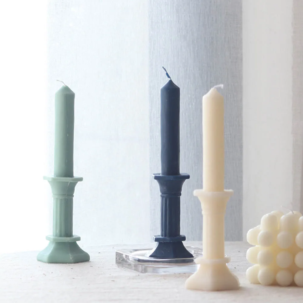 

INS Hot Candlelight Stick Candle Christmas Candles 3D Soy Wax Nordic Style Decorative Candle Sparklers for Weddings Velas 5LZ022