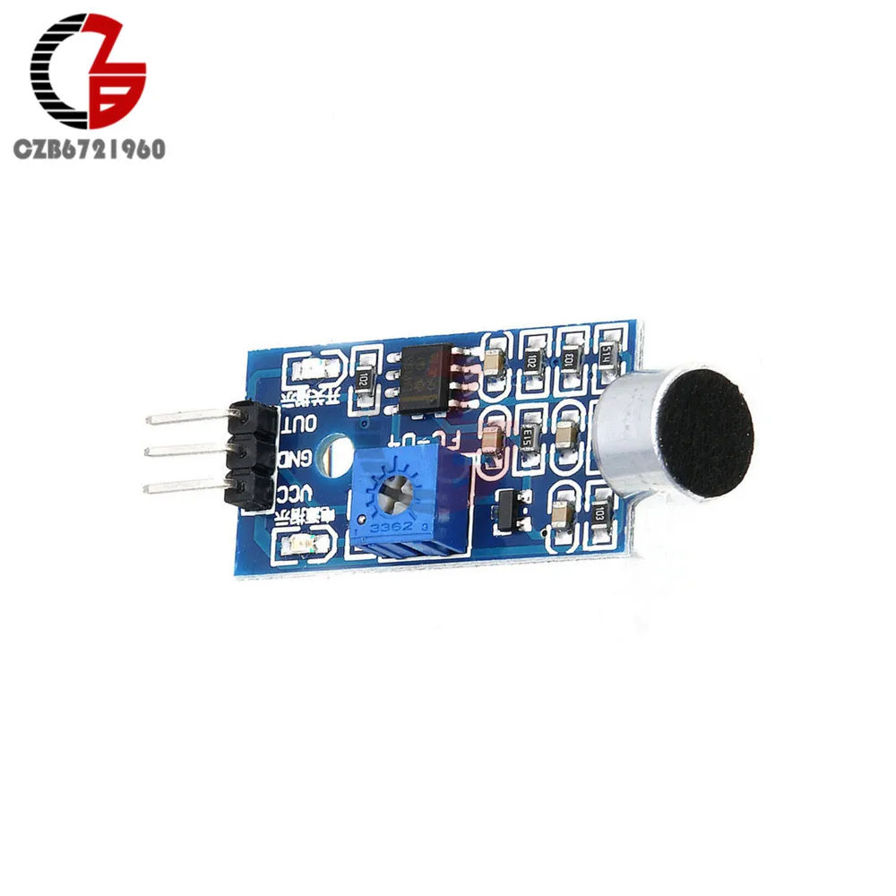 Микрофонный датчик Высокочувствительный звуковой модуль обнаружения голосового переключателя для Arduino