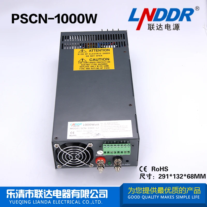 

1000W 24V 40A Single Output Switching power supply for LED Strip light AC-DC SCN-1000-24