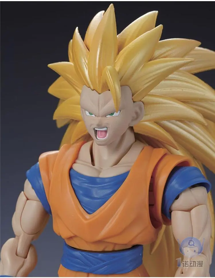 Гандам 1/8 модель Dragon Ball Z Sun Goku супер сайян 3 Freedom detery Armor Unchained мобильный костюм детские игрушки с держателем