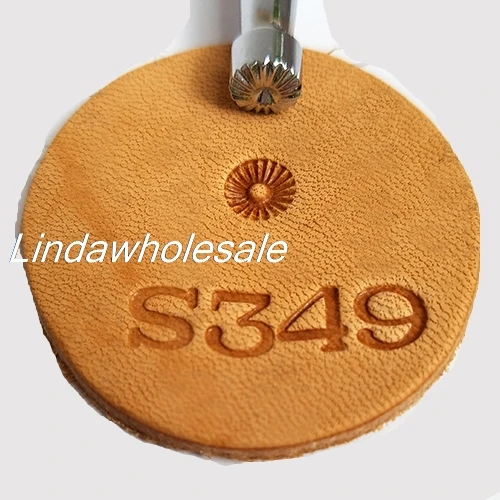 Инструменты для печати на коже S349/S350/S351, кожаный штамп, металлический штамп - Цвет: S349