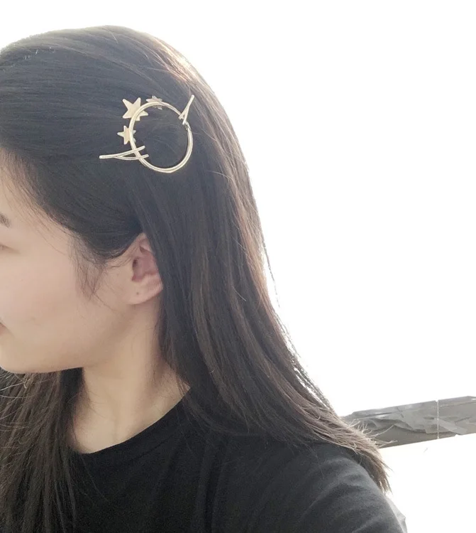 tamanho do grampo de cabelo da estrela