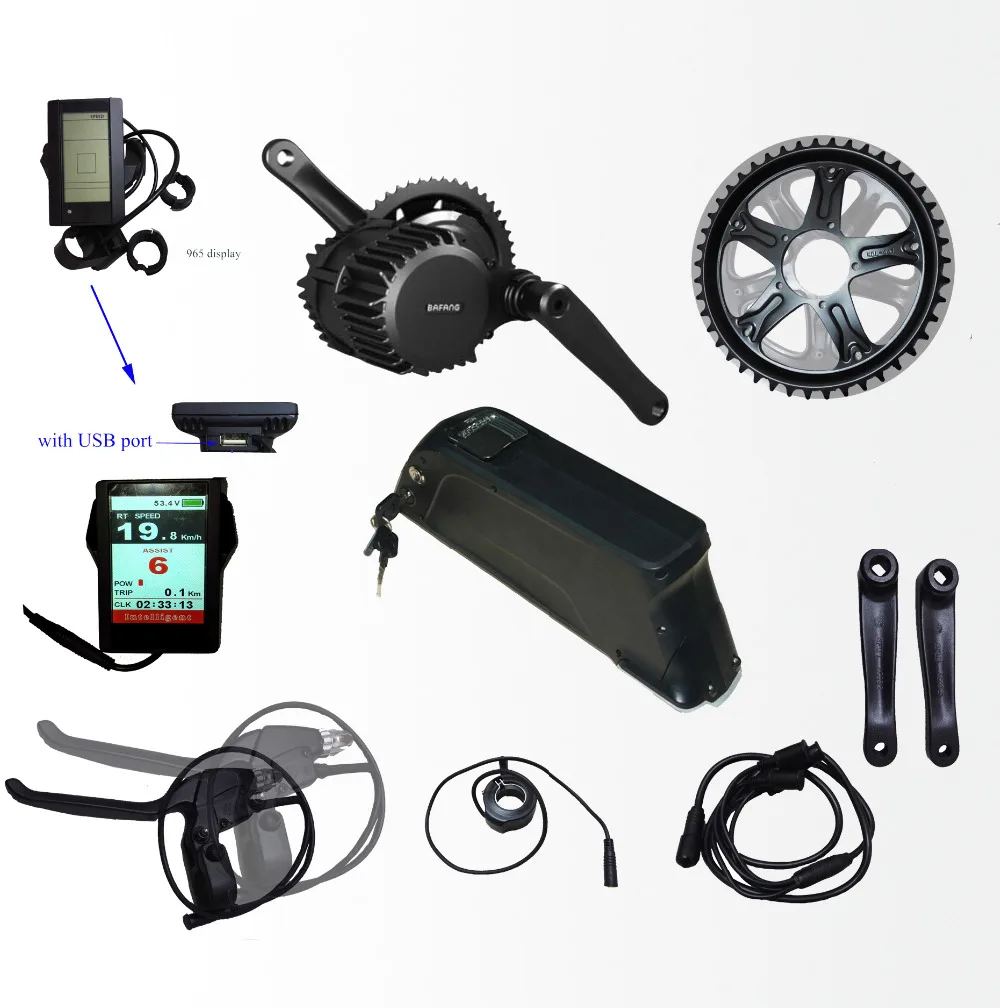 ЕС нет налога! BBS02 Bafang 750W 48V середине приводной двигатель комплект для