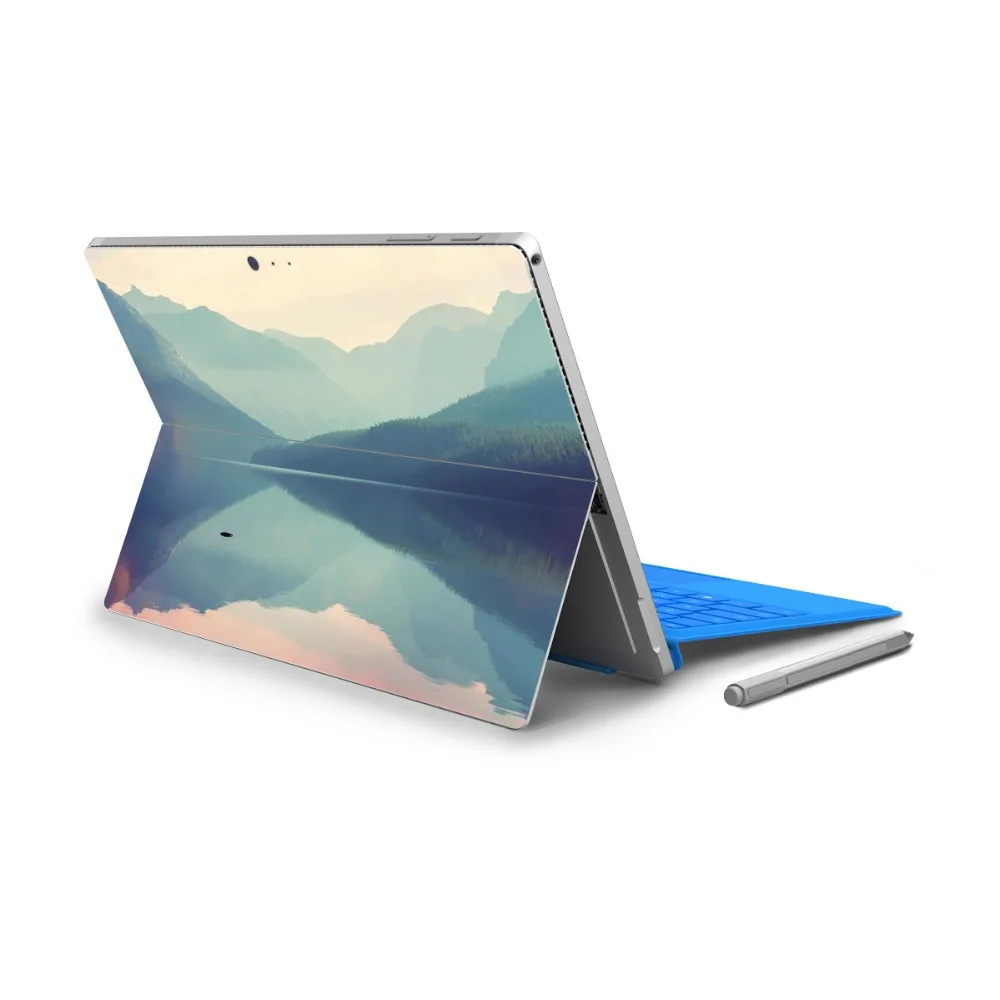 GOOYIYO для Surface Pro 4 5 виниловая наклейка на заднюю панель планшет живопись дерево