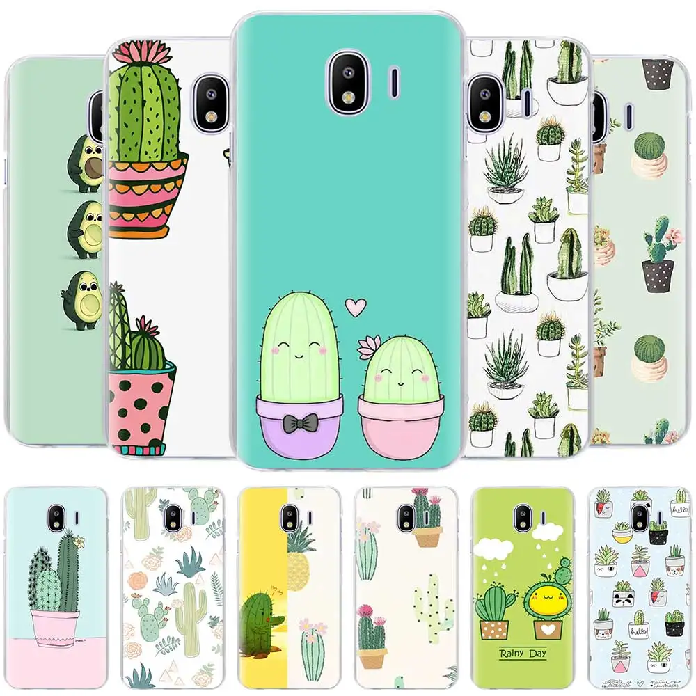 

Cactus Plants Cases for Samsung Galaxy J4 Plus J6 Plus J8 2018 J3 J5 J7 2017 J5 Prime hard Housing Cover