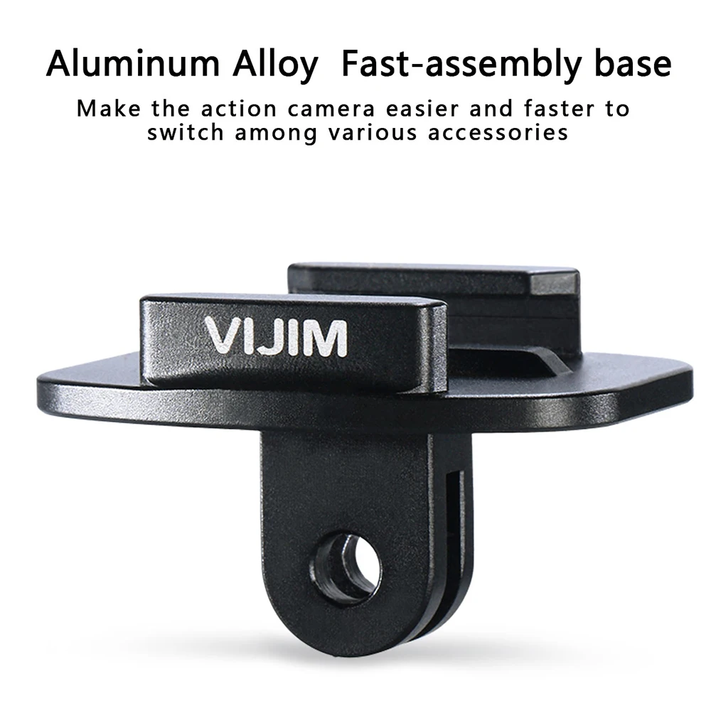 

VIJIM GP-2 Universal Quik Release Plate Adapter Mount for Xiaomi yi 4K Gopro Hero 7/6/5 DJI OSMO Action Sjcam Camera Accessories