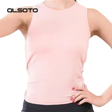 Alsoto летнее женское Новое сексуальное Спортивное платье женский сплошной цвет Фитнес Бег Йога Тренажерный Зал Тренировка открытая спина быстросохнущие Топы