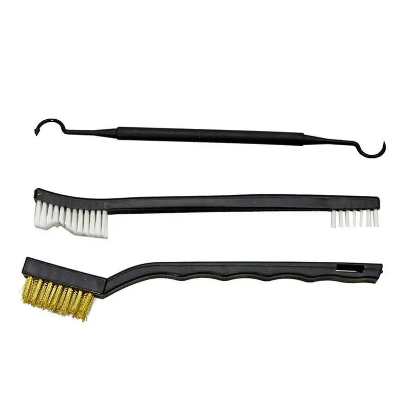

Tactical airsoft ar 15 gun accessories Double-head 3pcs Gun Care Rifle Wire Cleaning Brush for rifle scope for hunting