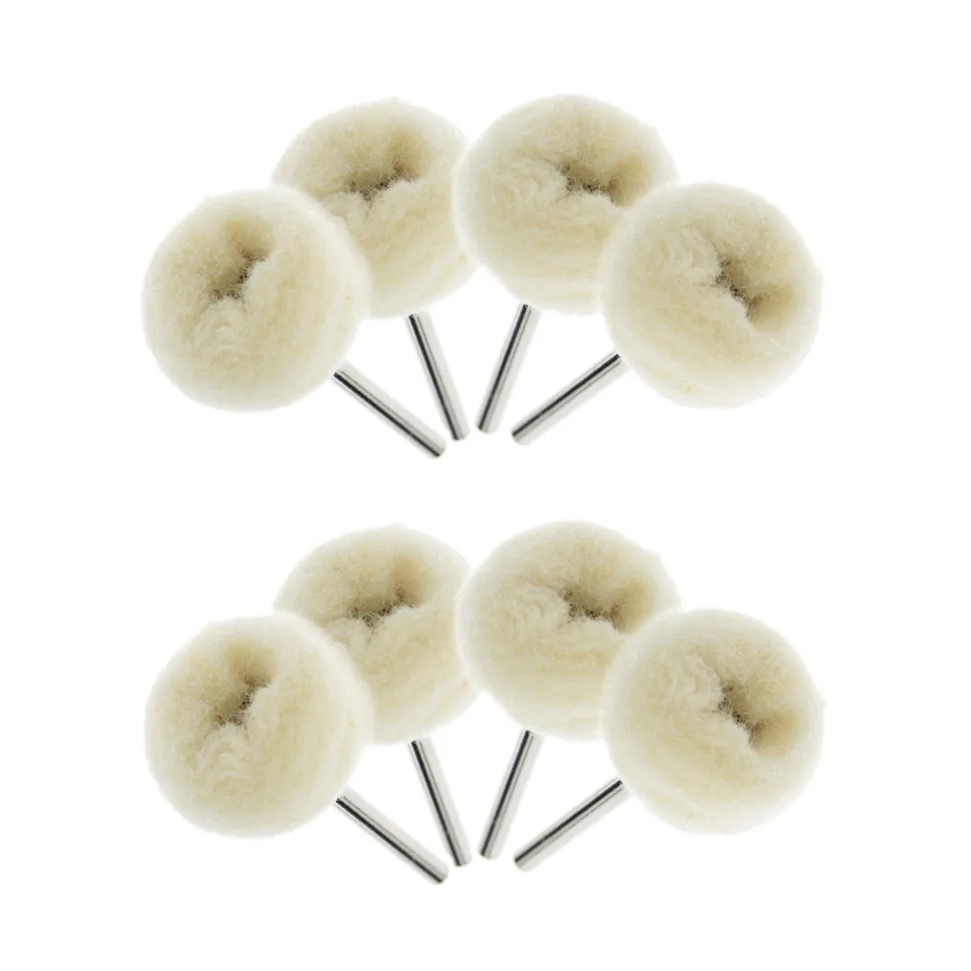 

10PC/set 1" Soft Fine Wool Polishing Buffing Wheels Fit Rotary Tool Accessory