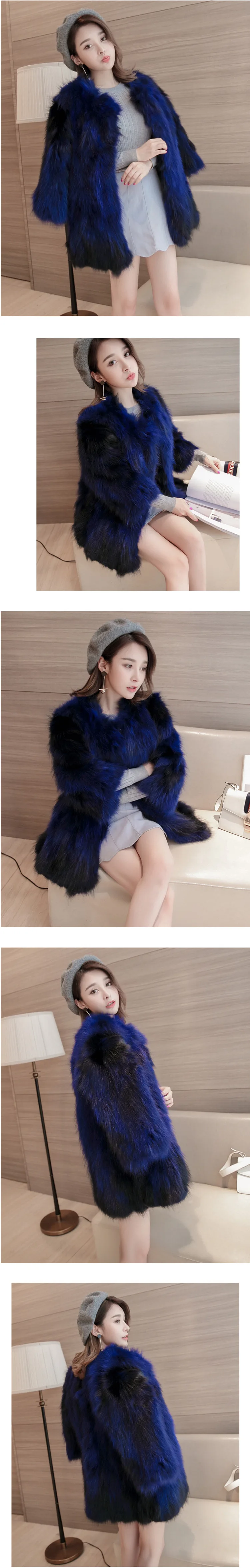 S-6XL Plus size Winter Coat Women Clothes Ladies Fake Fur Jacket High Imitation Raccoon Dog Fur Coat Warm Women Faux Fur Coats