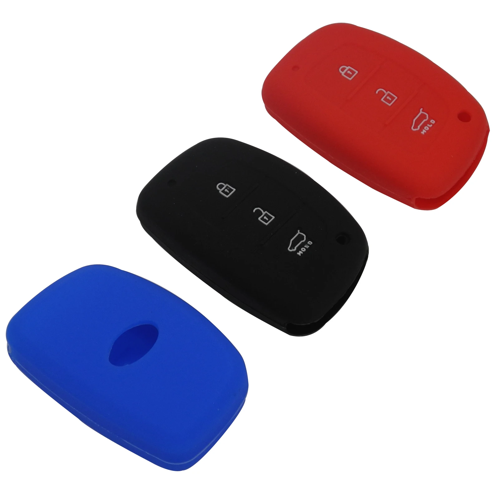 

3 Buttons Silicone Remote Car Key Cover Case Fit for Hyundai Mistra Tucson I40 IX35 I45 Solaris i25 i30 Accent Elantra Sonata