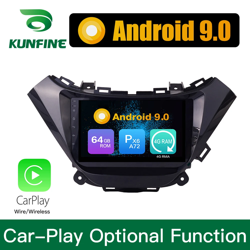 Top Android 9.0 Ram 4G Rom 64G PX6 Cortex A72 Car DVD GPS Multimedia Player Car Stereo For Chevrolet MALIBU 2016 Radio Headunit 1