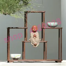 Натуральное Куриное Крылышко, деревянные, Ming стиль, высокая и средняя высота, твердые деревянные полки curio, орнамент маятника стойки