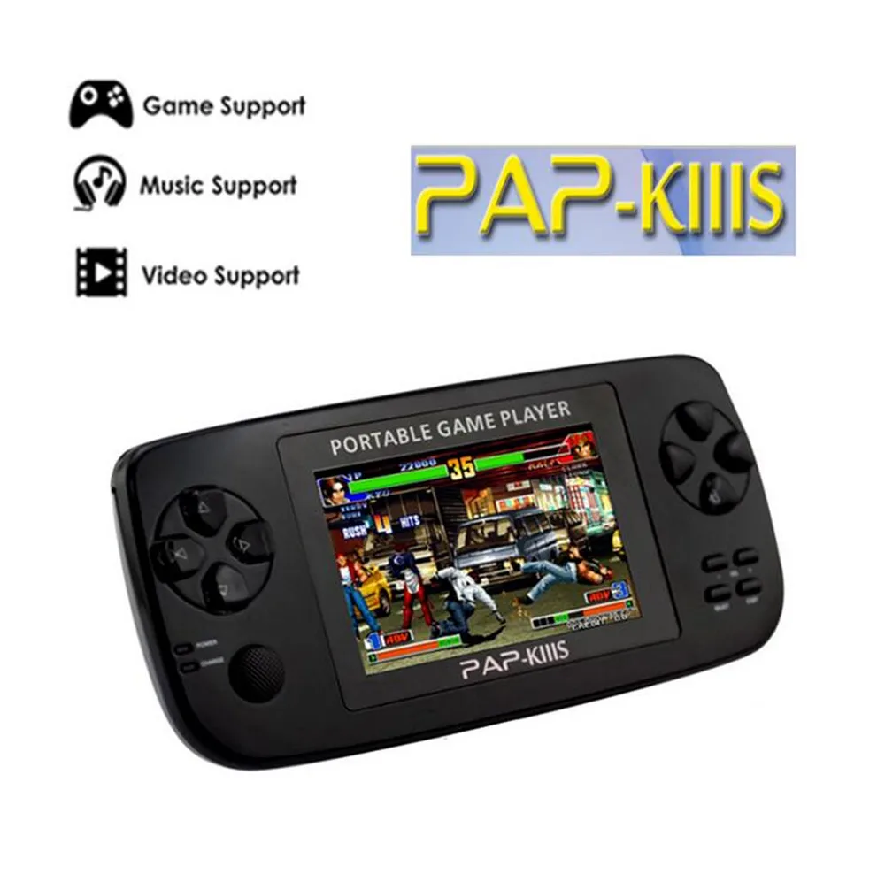 Portable Game Player Bulit in 600 Games Handheld Game Console PAP KIII
