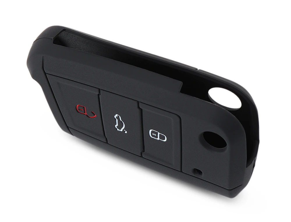 3 кнопки силиконовый чехол для ключей от машины чехол для VW Polo Golf 7 Tiguan Touran Skoda Octavia Kodiaq Karoq SEAT Ateca Leon Ibiza