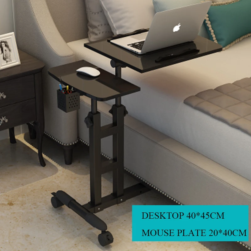  Foldable Computer Table 64*40CM Adjustable Portable Laptop Desk Rotate Laptop Bed Table Can be Lift