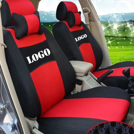red Чехол для сиденья carпортного для peugeot 206 cc, чехлы для автомобильных сидений, набор аксессуаров, сэндвич, Стайлинг автомобиля, защита сидений, черная Автомобильная подушка - Название цвета: red