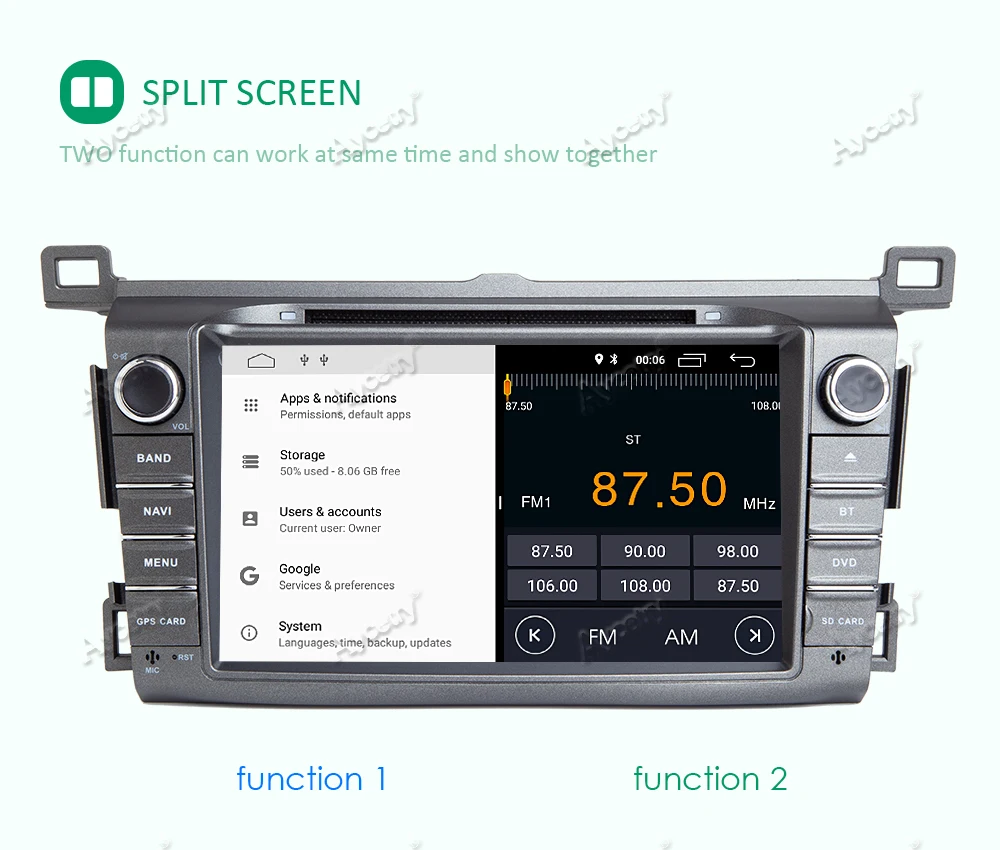 Top DSP IPS 8 CORE 4G RAM 64G Android 9.0 2 DIN  car dvd player GPS audio for Toyota RAV4 Rav 4 2013-2018 Radio multimedia dvr obd2 5