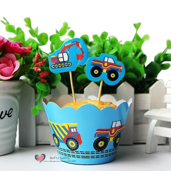 Cupcake DIY Materials Engineering Vehicle Style - Front