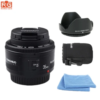 

YONGNUO YN35mm F2 1:2 AF MF Wide-angle Fixed Prime Len for Canon EF EOS Camera Free lens bag Cleaning Kit