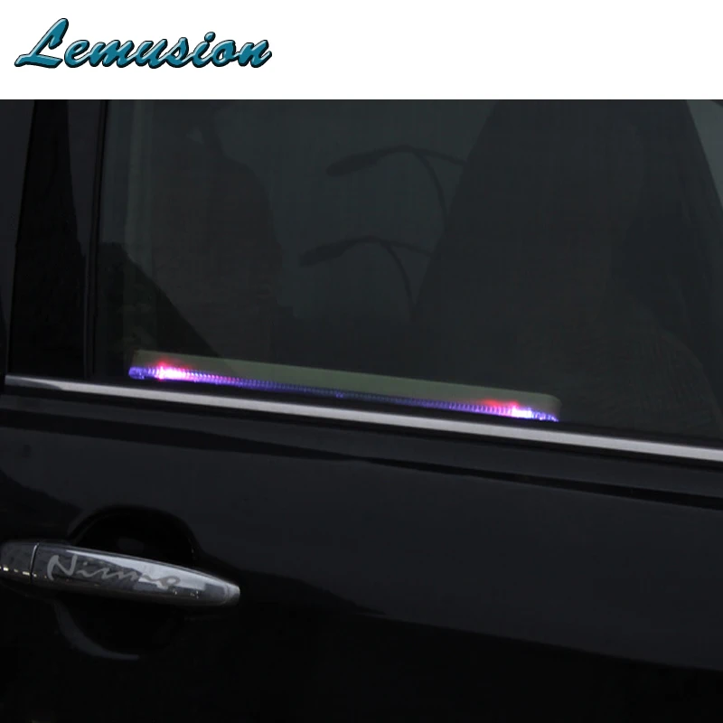 

Car-styling 1X Car window solar atmosphere light Accesories Adjustable For Mercedes w204 w203 Peugeot 206 307 407 Citroen c4 c5