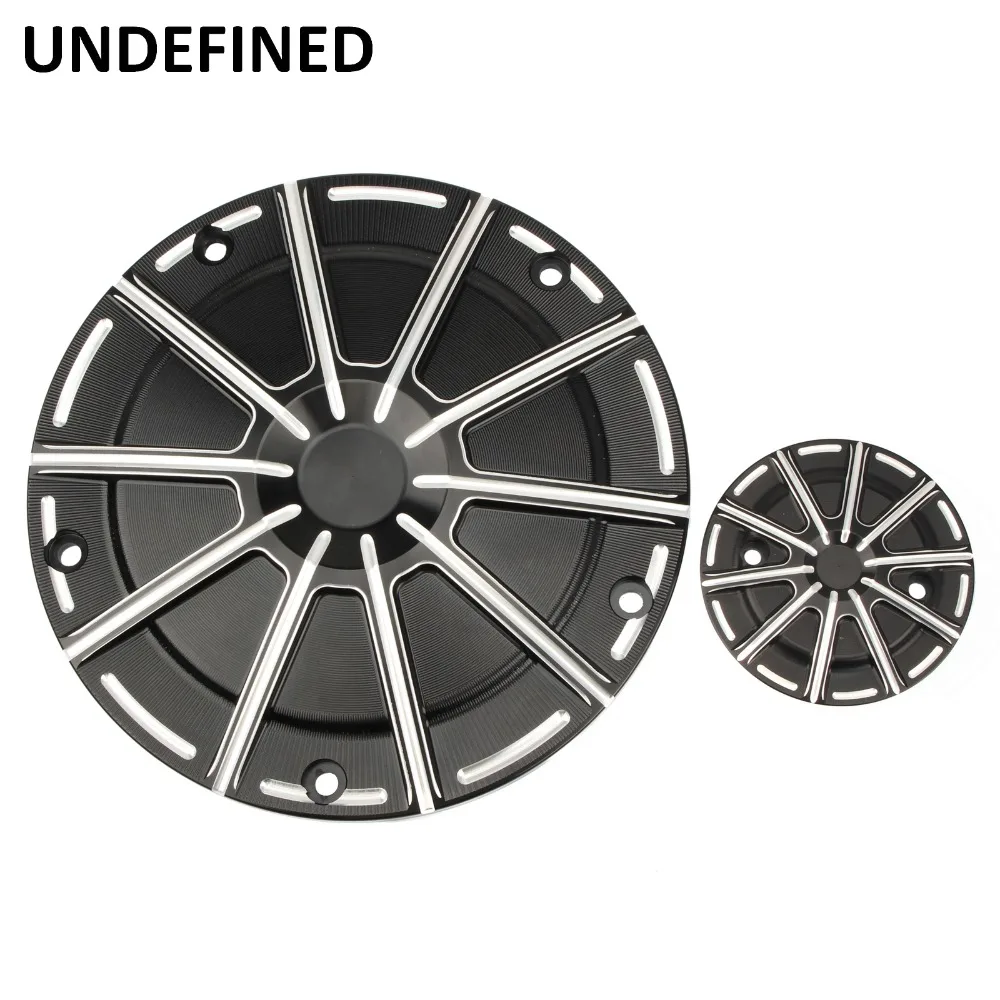 

UNDEFINED New Motorcycle CNC Black Burst Derby Timing Cover For Harley Touring Road Street Electra Glide CVO 2017 2018 up DDD101
