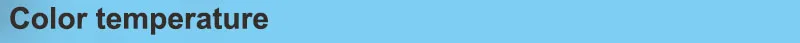 Color temperature