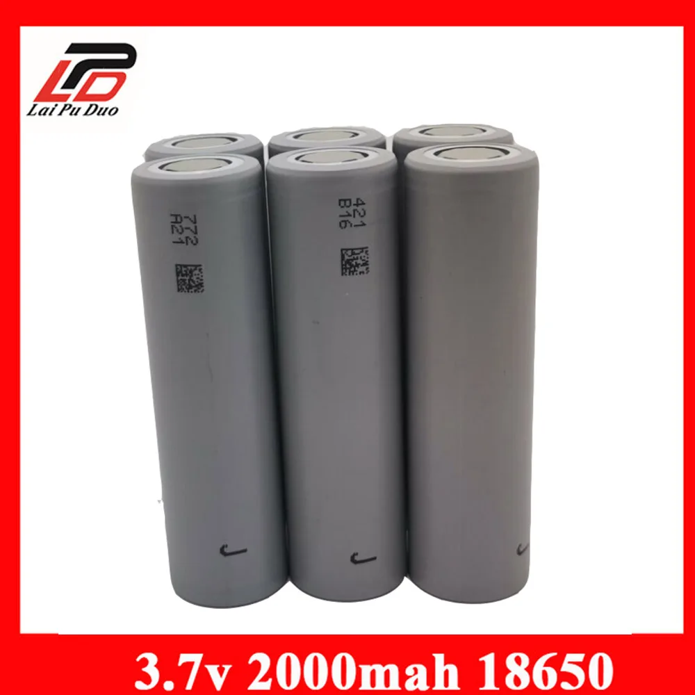 

3.7V 18650 Rechargeable Battery for Bosch For Makita Power Tools 10C Lithium ion Battery 2000mAh