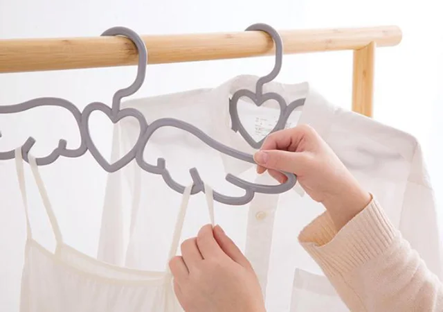 5 Pieces of Angel Wings Shape Hanger for Wardrobe 16