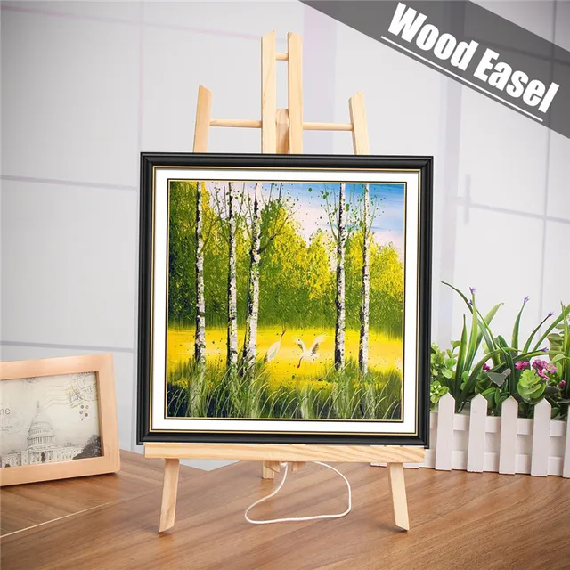 Beech Wood Table Easel For Artist Easel Painting Craft Wooden Stand For  Party Decoration Art Supplies 30cm/40cm/50cm - AliExpress
