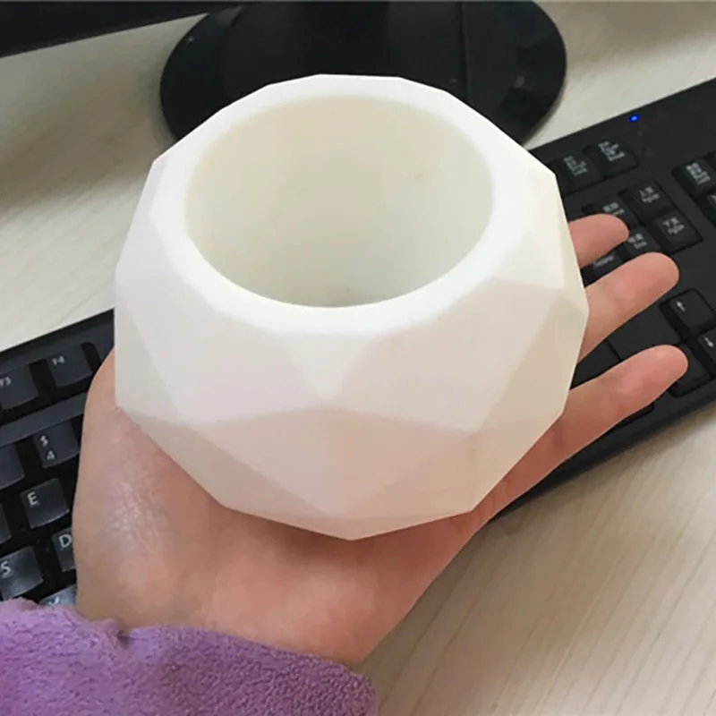 3D бетонная форма искусственный силикагель для сада цветочного горшка