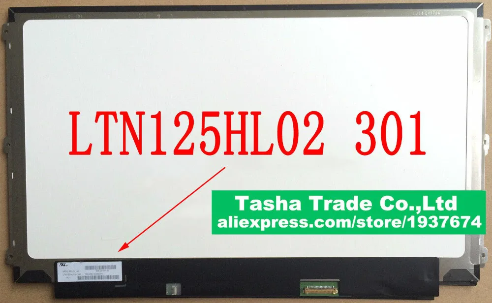 

LTN125HL02 301 LTN125HL02-301 FHD 1920*1080 IPS Laptop LCD Screen LED Display Panel eDP 30 Pin