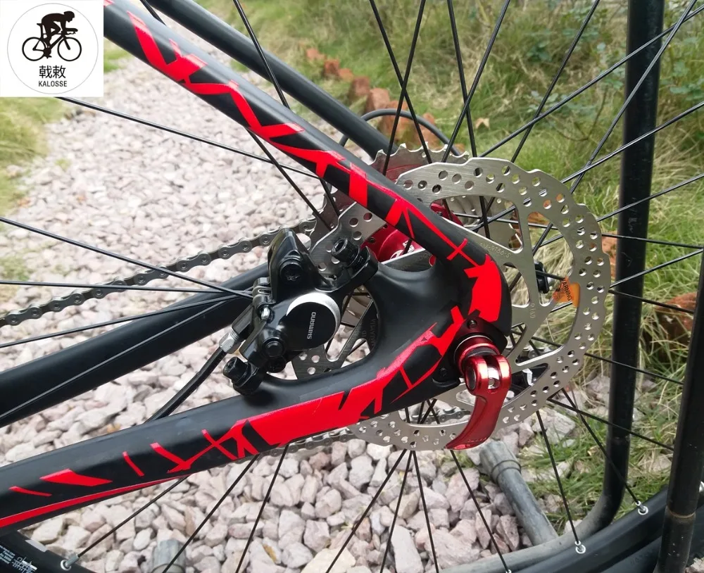 Top Kalosse 6 bearings 29*19/17/21 inch  frame  Hydraulic brakes   30S 29er  mountain bike carbon ,  carbon fiber bike 6