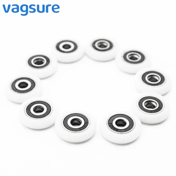 

Vagsure 10pcs/lot Bathroom Bearing Door Runner Sliding Shower Door Roller Pulley Outside Diameter 19mm/20mm/22mm/23mm/25mm/27mm