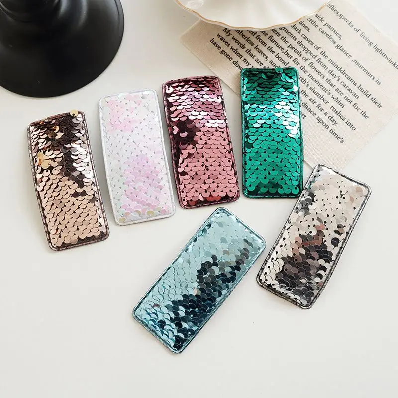 

1pcs Fashion Candy Color Fish scale Sequins Hair clips Geometric Square Waterdrop Hairpins Hair Styling Tools Dropshipping