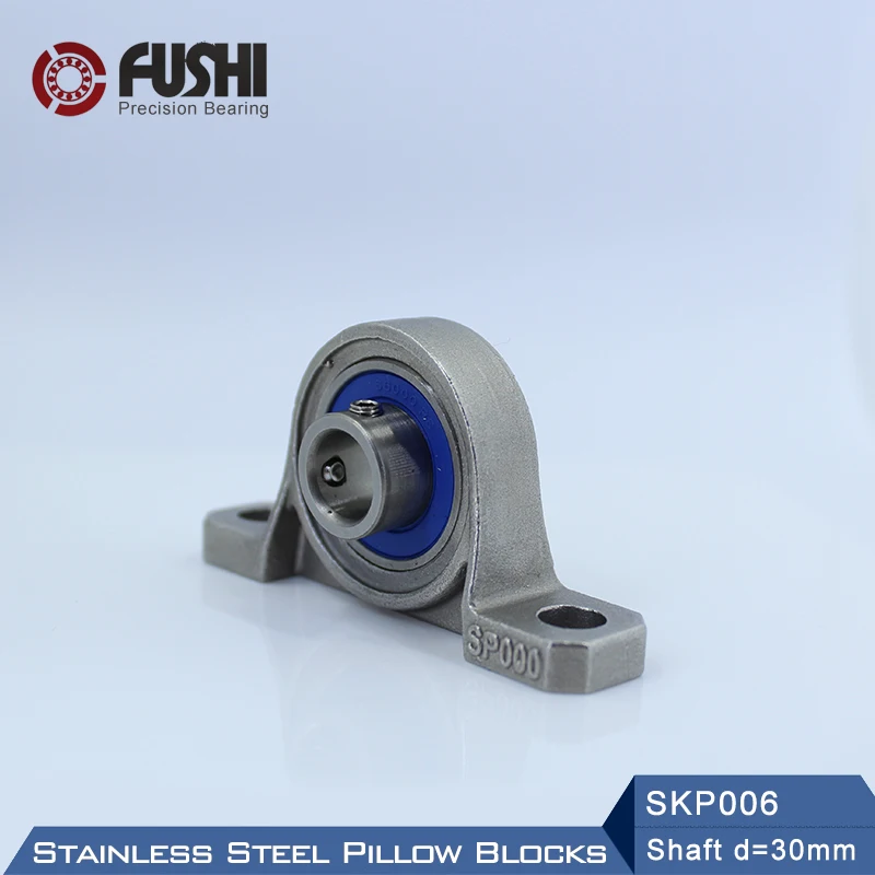 

SKP006 Bearing Shaft 30mm ( 1 Pc ) SSKP006 Stainless Steel Pillow Block S KP006 30 mm Bearings