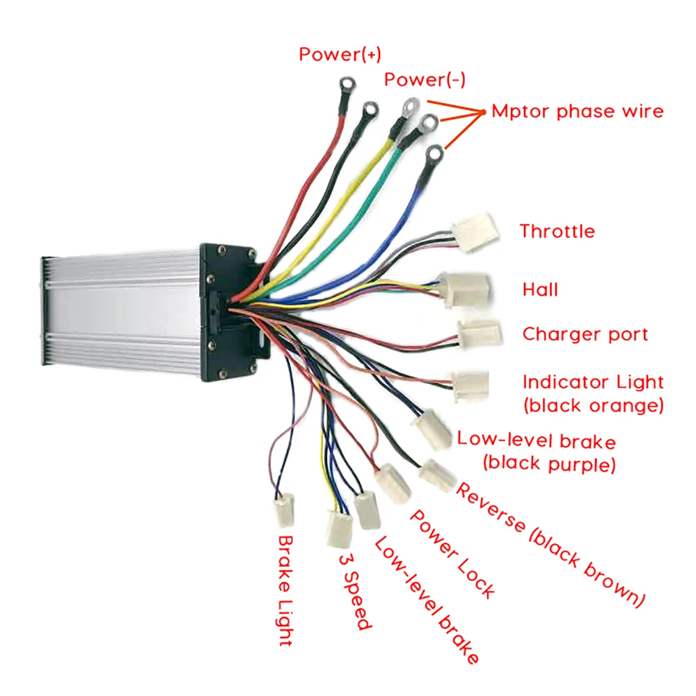 Flash Deal Electric Bicycle Motor 60V2000W Controller Brushless Motor Kit With 60V 33A Brushless Controller Electric Scooter Motorcycle 0