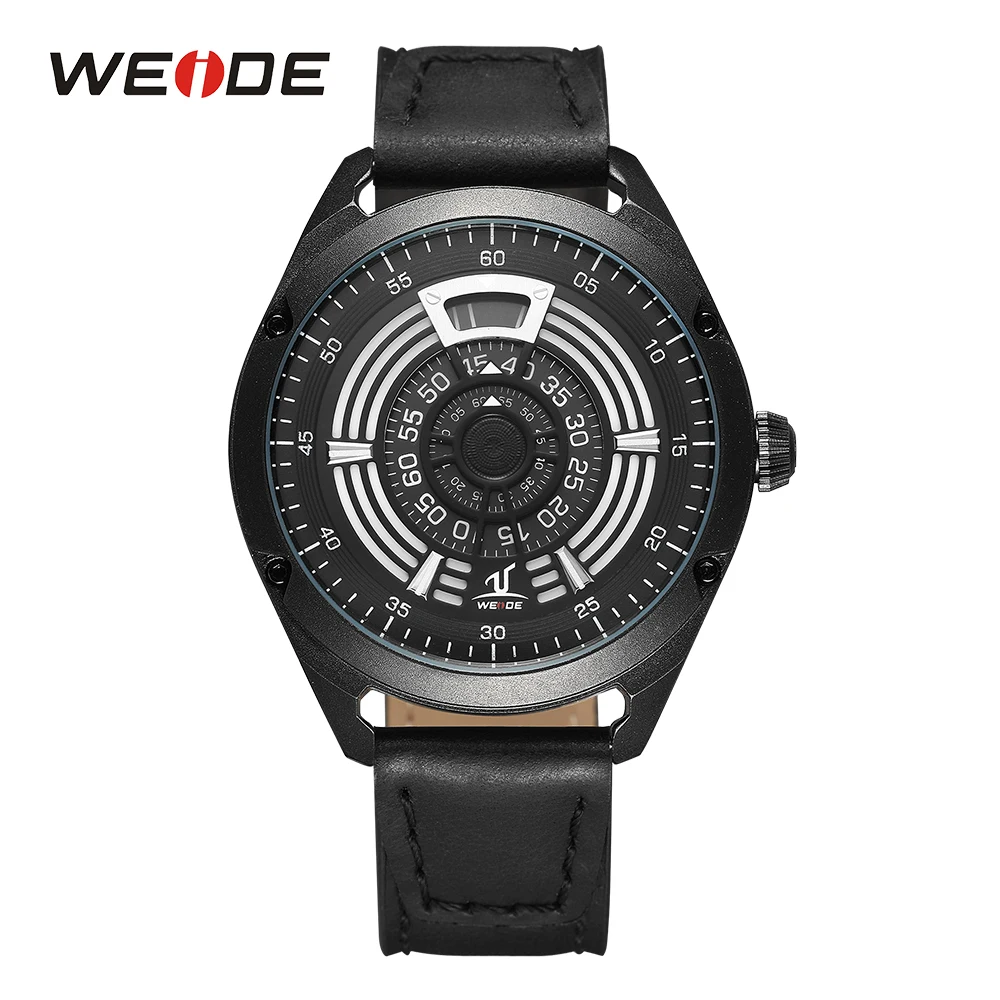 

WEIDE Mens Sports Watch Casual Analog Digital Quartz Leather Strap Band Stainless Steel Wristwatch Waterproof Relogio Masculino
