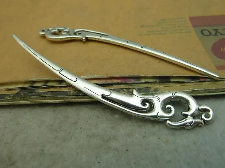 

5pcs 22x81mm Antique Silver Bookmarks Charms Pendant C4570