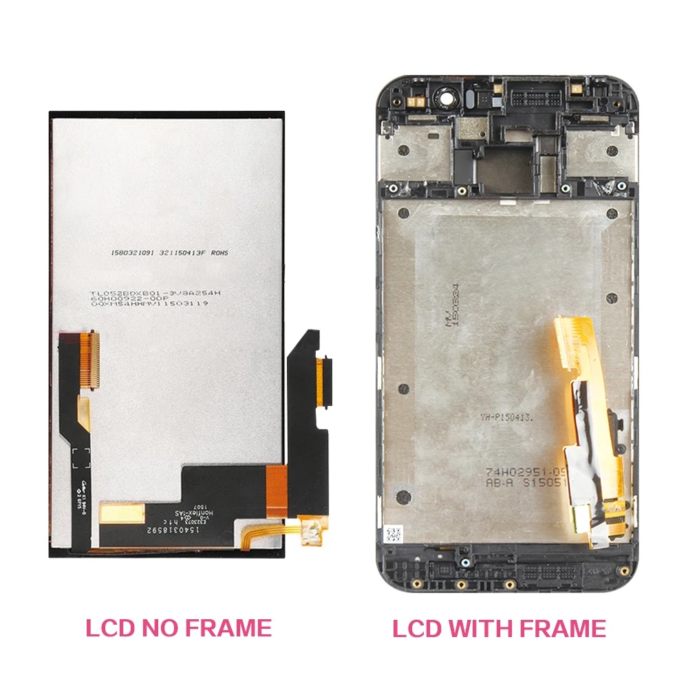 Srjtek экран для htc One M9 ЖК дисплей сенсорный дигитайзер Датчик Стекло с рамкой в