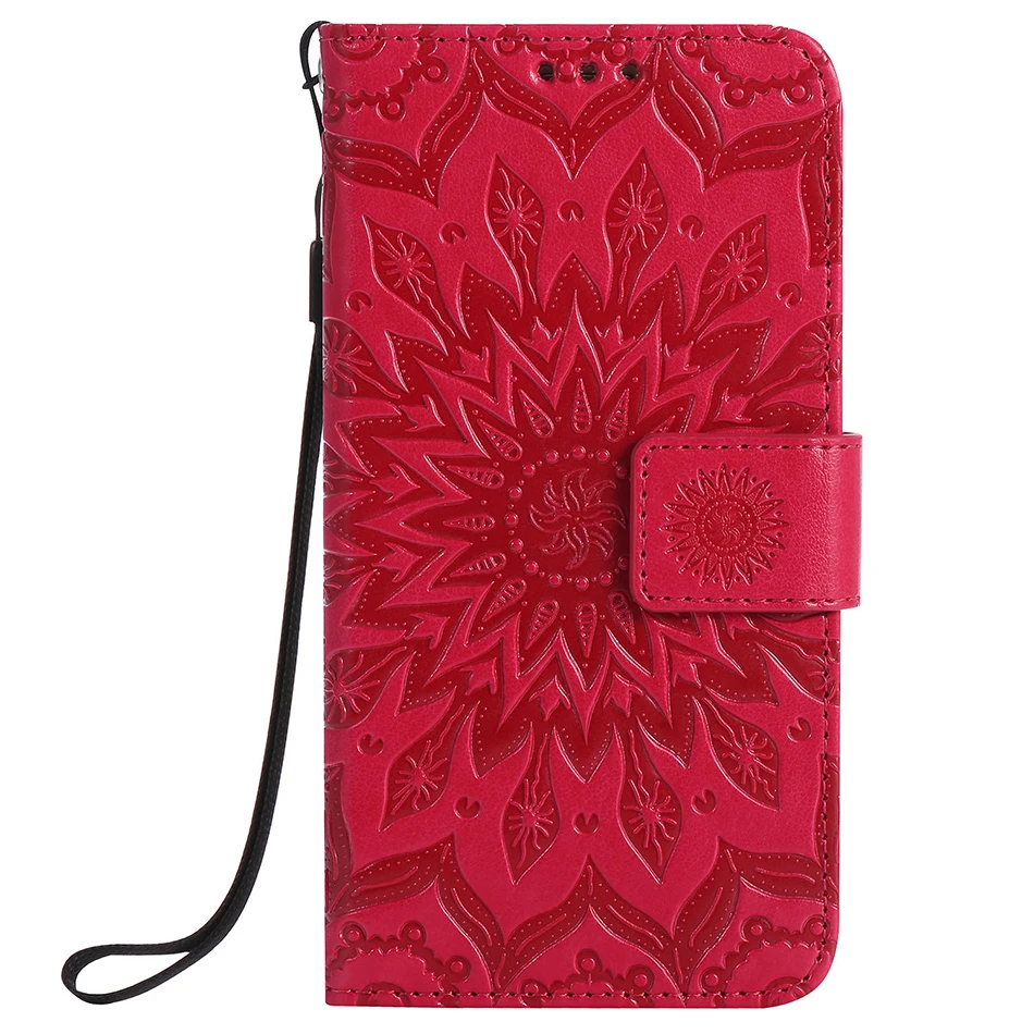 for A5 A3 J1 J3 J5 2016 2017 Prime Case Luxury Flip Wallet Sun flower Phone Back Cover for Samsung Galaxy S6 S7 edge Plus Coque (8)