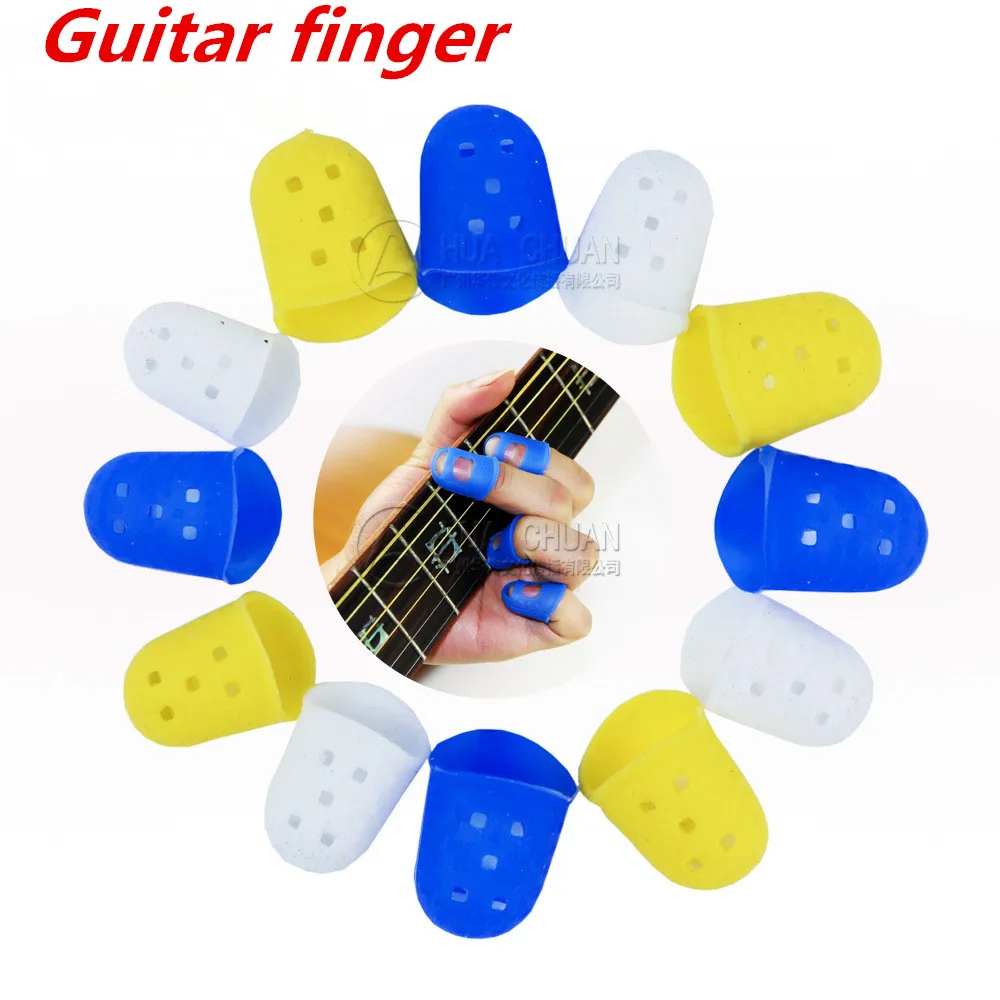 1 Pcs Guitar Finger Cover Guitar Left Handed Anti Pain Pouches Soft