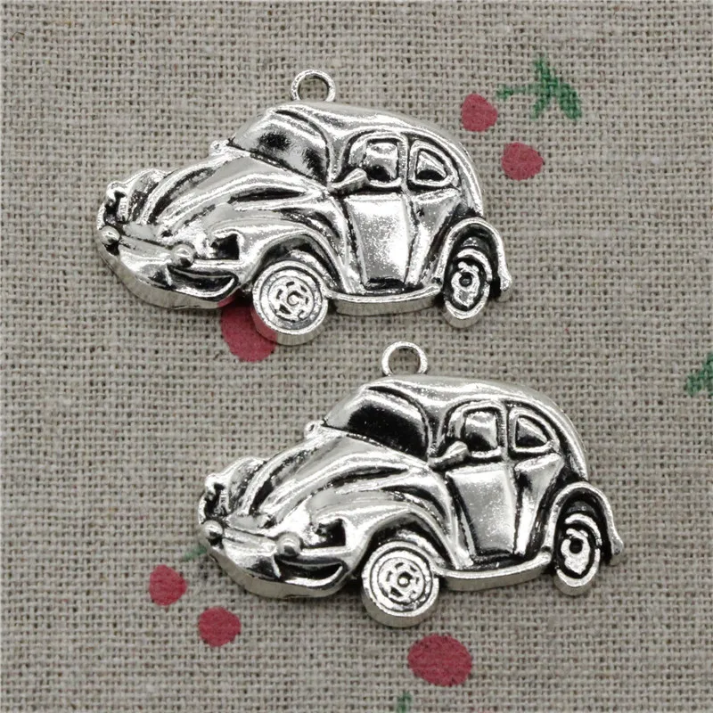

6pcs Charms Vintage car 39*26mm Antique Silver Vintage Pendants For Jewelry Making DIY Bracelet Necklace