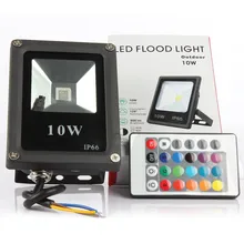 6pcs Led Flood light RGB 10W 20W 30W 50W Led Reflector AC85-265V Outdoor Led Spotlight exterior lighting Waterproof Floodlight